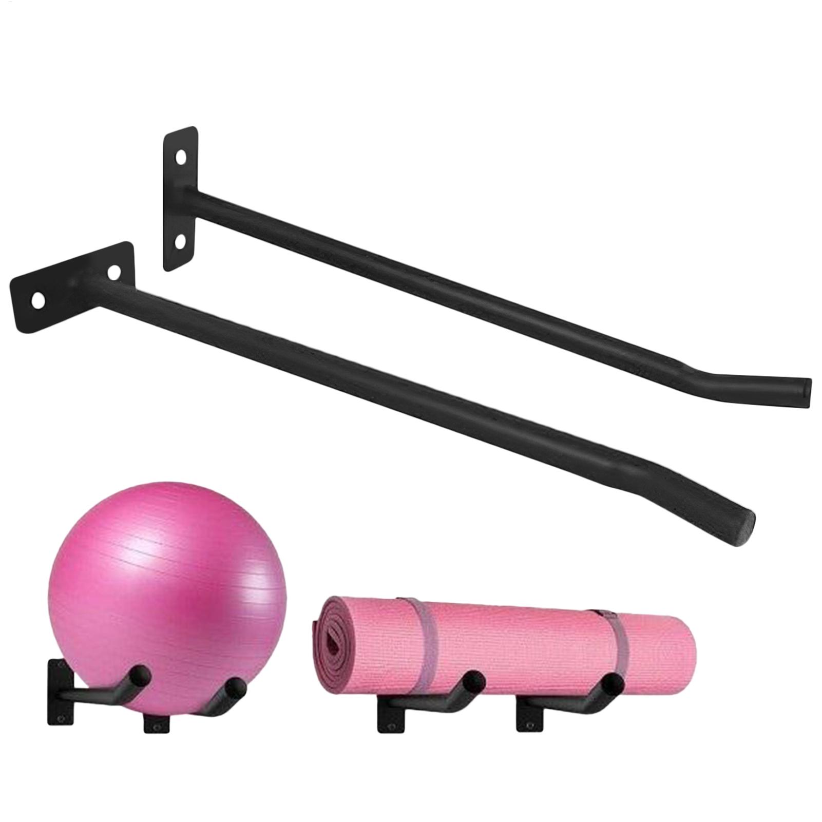 Men'S Accessories Types - エクササイズボールホルダー 2個パック ヨガルーム ウォールボールホルダー 機器収納オーガナイザー ホームジム