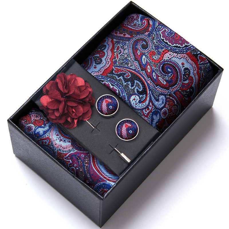 メンズスーツアクセサリー、4点セットのギフトボックス。ホリデ - Neck Tie Set Box のレビューと価格