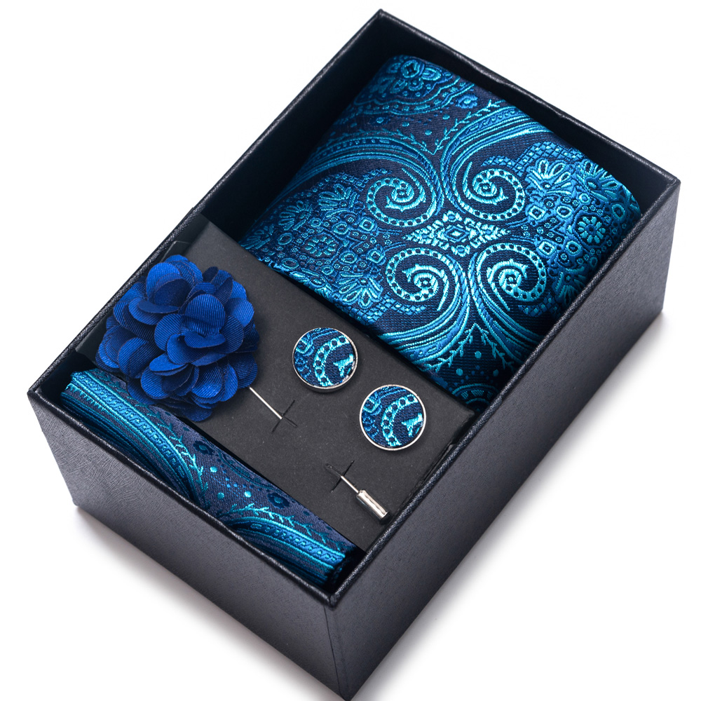 メンズスーツアクセサリー、4点セットのギフトボックス。ホリデ - Neck Tie Set Box のレビューと価格