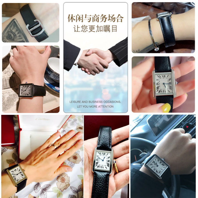 カルティエ タンク ソロ ロンド デ時計バンド時計ストラップ - Men'S Accessories Cartier のレビューと価格
