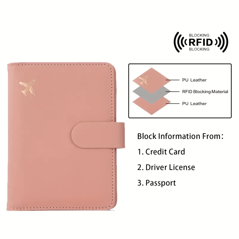 防水レザーパスポートホルダー かわいいバックル付き - 旅行 - Men'S Accessories Types のレビューと価格
