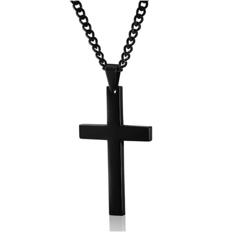 ヴィンテージゴシックペンダントクロスネックレスクールなストリ - Men Accessories Neck Chain のレビューと価格