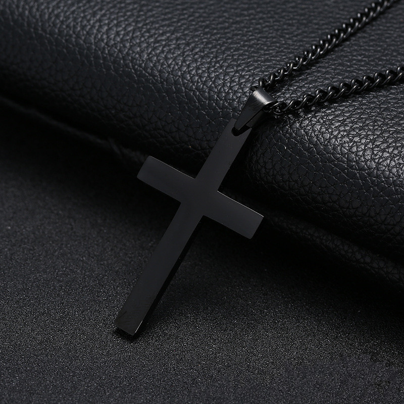 ヴィンテージゴシックペンダントクロスネックレスクールなストリ - Men Accessories Neck Chain のレビューと価格