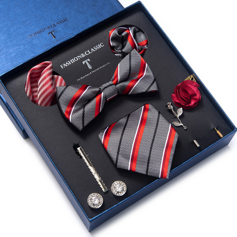 クラシックな結婚式の贈り物,正方形のスクエアポケット,ネクタ - Neck Tie Set Box のレビューと価格