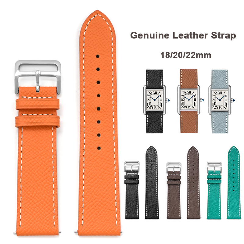 ユニバーサル本革ストラップカルティエタンクロンドンソロ女性男 - Men'S Accessories London のレビューと価格