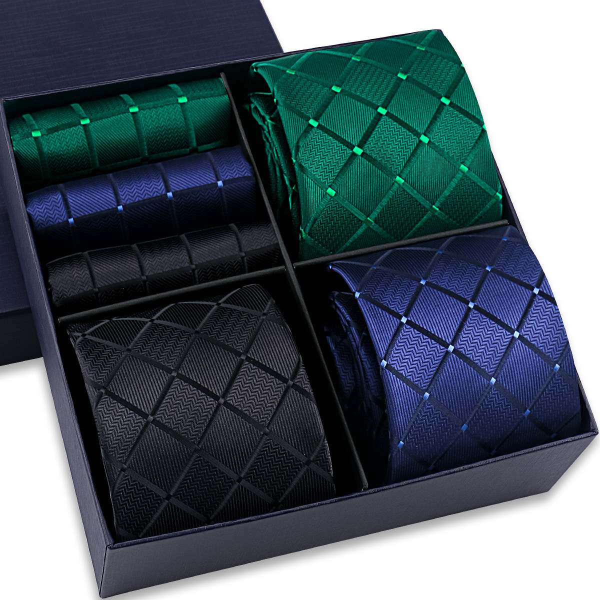 新品 エレガント クラシック 高級 メンズ ネクタイ ギフト - Neck Tie Set Box のレビューと価格