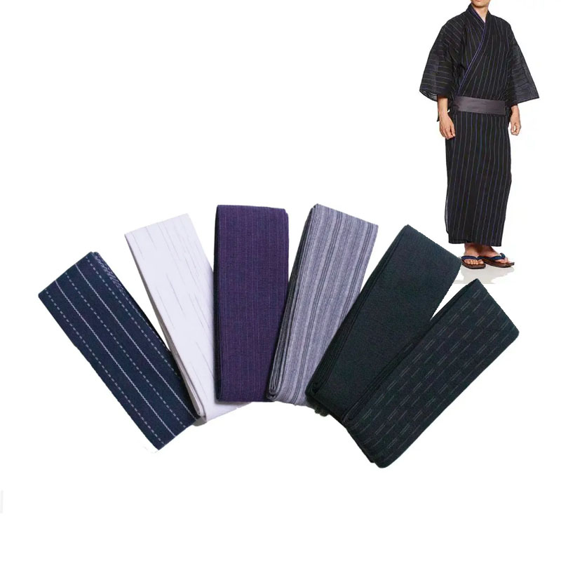 400 センチメートル和風着物ベルト男性浴衣綿カクオビ簡単結 - Men'S Kimono Accessories のレビューと価格