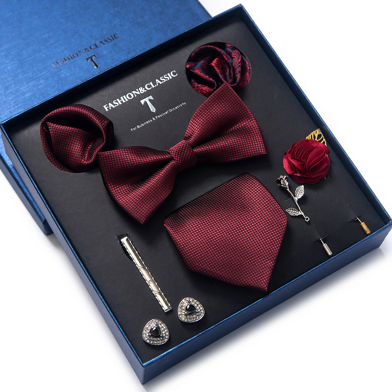 ホリデー プレゼント ネクタイ ハンカチ ポケット スクエア - Neck Tie Set Box のレビューと価格