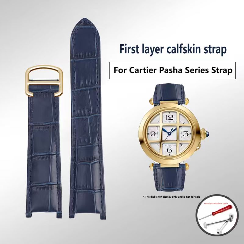 カルティエパシャ本革時計バンドリストバンドアクセサリー折りた - Men'S Accessories Cartier のレビューと価格