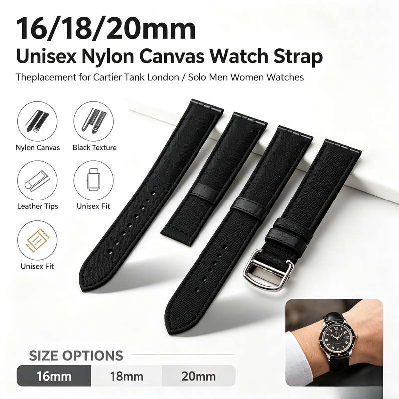 16/18/20 ミリメートルユニセックスソフトナイロンキャ - Men'S Accessories London のレビューと価格
