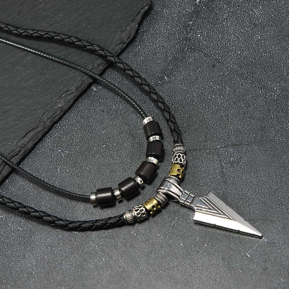 メンズバイキングアローヘッドネックレス ヴィンテージエスニッ - Men Accessories Neck Chain のレビューと価格